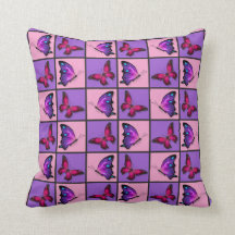 Rosa & purpurfärgade Patchworkfjärilar