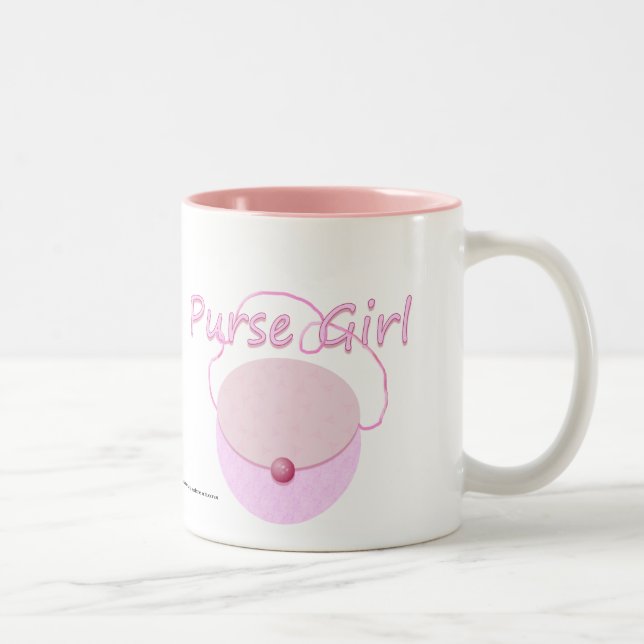 Rosa Purse Girl Mugg (Höger)