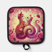 Rosa Pussy-katter centrerat ljus