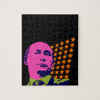 Rosa Putin Pop Art Porträtt Pussel