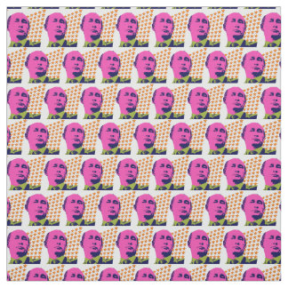 Rosa Putin Pop Art Porträtt Tyg