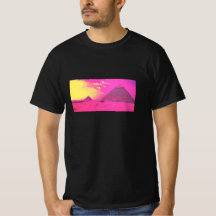 Rosa pyramider T-shirt