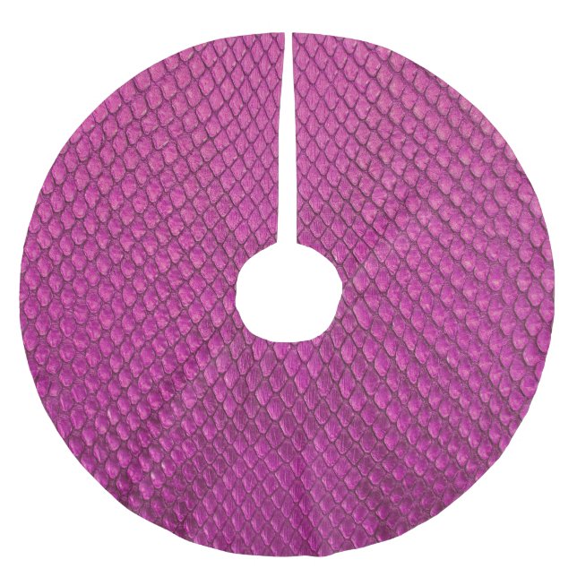 Rosa Python: Snake Skin Struktur. Julgransmatta Borstad Polyester (Framsidan)
