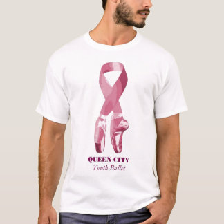 Rosa QCYB T-tröja för tänka T-shirt