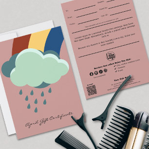 Rosa QR Code Services Note April Gift Certificate