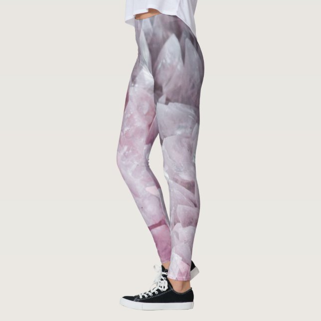 Rosa Quartz Mind Body Spirit Energy Leggings (Vänster)