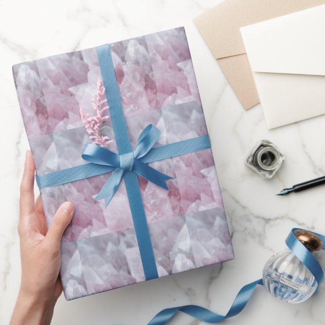 Rosa Quartz Mind Body Spirit Energy Presentpapper (Gifting)