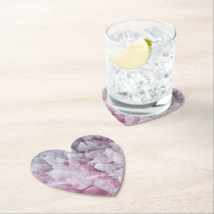 Rosa Quartz Mind Body Spirit Energy Underlägg Papper