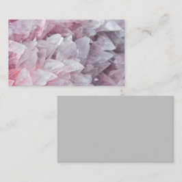 Rosa Quartz Mind Body Spirit Energy Visitkort