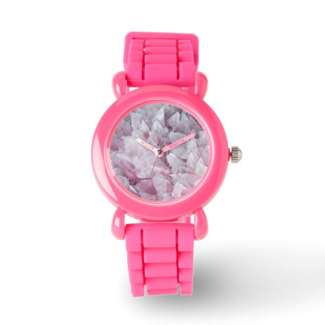 Rosa Quartz Mind Body Spirit Energy Watch Armbandsur (Framsida)