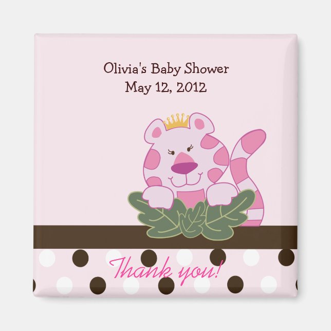Rosa Queen of the Jungle Favor Magnet (Framsidan)