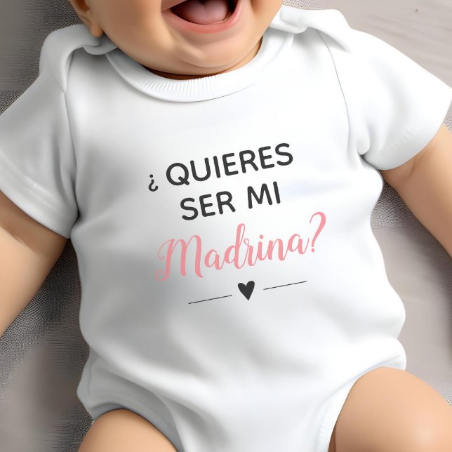 Rosa Quieres Ser Mi Madrina Godmor Frieri T Shirt (Skapare uppladdad)