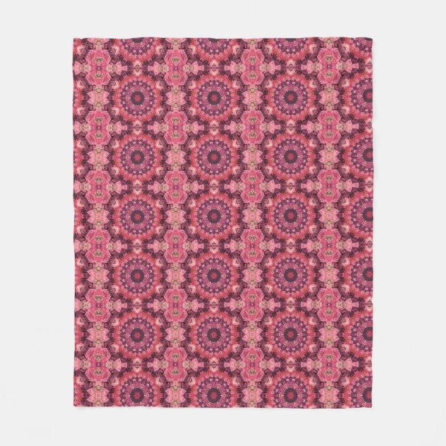 Rosa Quilt Fleecefilt (Framsidan)