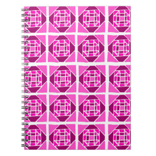 Rosa quilt mönster bärbar dator anteckningsbok