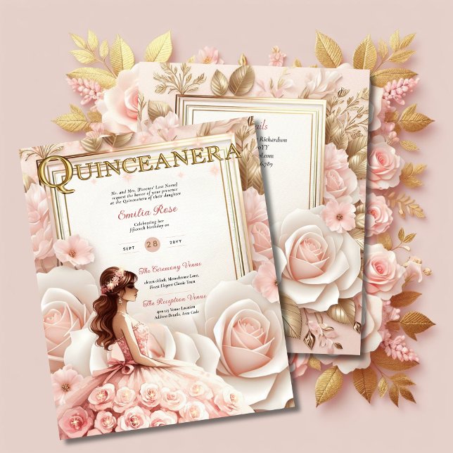  Rosa Quinceanera Ceremony Reception (Skapare uppladdad)