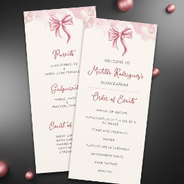 Rosa Quinceañera Firande-programmet