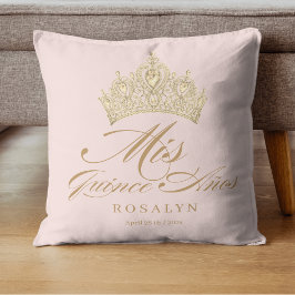 Rosa Quinceanera Kudde