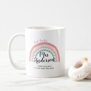 Rosa Rainbow Best Teacher Coffee Mugg