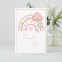 Rosa Rainbow Bunny Rabbit Baby Shower