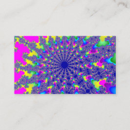 Rosa Rainbow Burst Visitkort