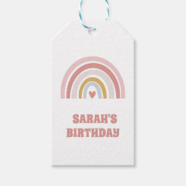ROSA RAINBOW GIFT MÄRKRE TILL CUSTOMIZE ELLER PERS PRESENTETIKETT