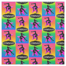 ROSA RAINBOW GYMNAST FABRIK TYG