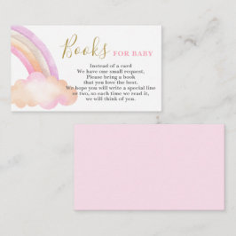 Rosa Rainbow Hämta ett Bok-kort Tilläggskort