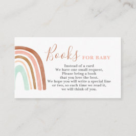 Rosa Rainbow Hämta ett Bok-kort Tilläggskort