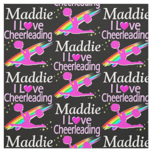 ROSA RAINBOW I KÄRLEK CHEERLEADING CUSTOMIZED FAB TYG
