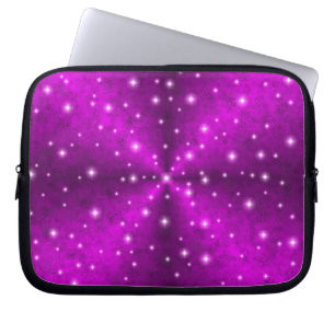 Rosa Rainbow in Elephant Skin Leather Optics Laptop Sleeve