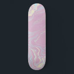 Rosa Rainbow Liquid Struktur Mini Skateboard Bräda 18,5 Cm<br><div class="desc">Enkelt rosa regnbågar modern flytande struktur.</div>