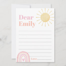 Rosa Rainbow ODERING 1: a födelsedagstidskapsel Ka Tack Kort