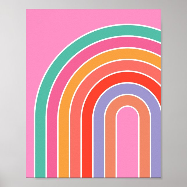 Rosa Rainbow Poster (Framsidan)