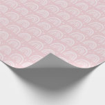 Rosa Rainbows Girly Cute Söt Baby Shower Presentpapper<br><div class="desc">Söt rosa regnbåge med papper omslagning. Detta papper kan användas för födelsedag,  baby eller möhippa. Så söt.</div>