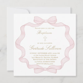 rosa ram | Baptisminbjudan Inbjudningar