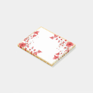 Rosa Ram efter Anteckningsblocket Post-it Block