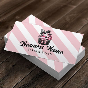 Rosa Rand Bakery Muffins  Chef Cute  Visitkort