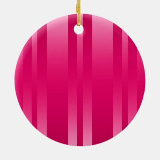 Rosa Rand Bakgrund Julgransprydnad Keramik (Baksidan)