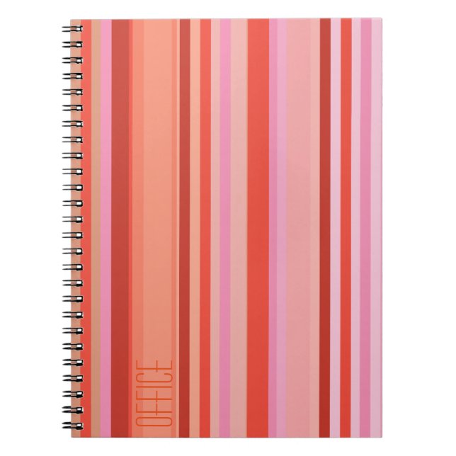 Rosa Rand bärbar dator Anteckningsbok (Framsidan)