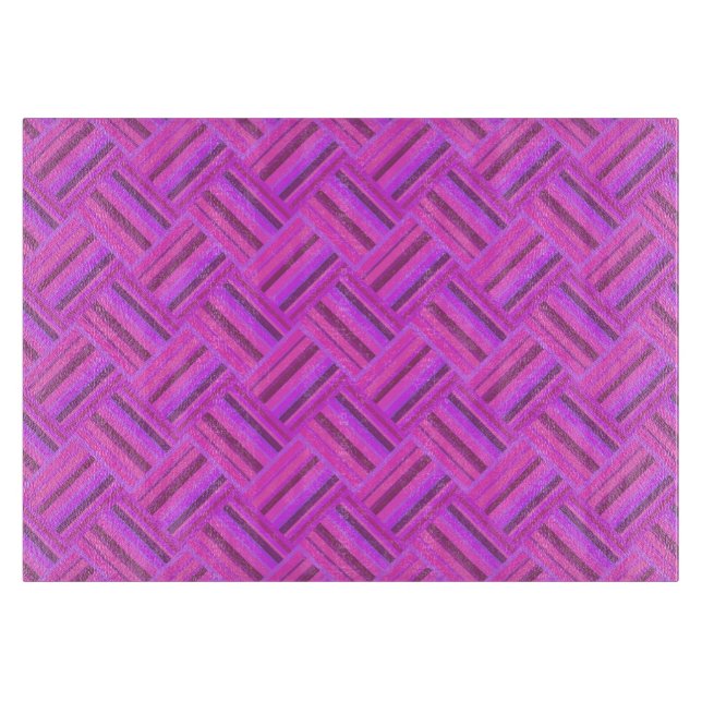 Rosa rand diagonalväv mönster (Framsidan)