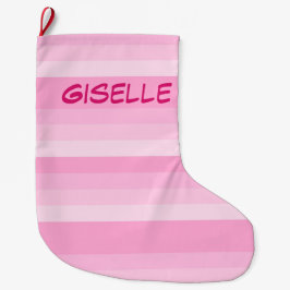 Rosa Rand julstrumpor