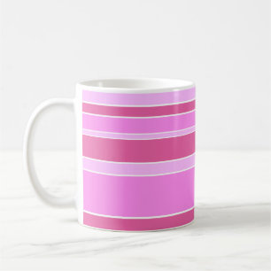 Rosa rand kaffemugg