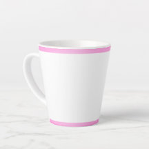 Rosa Rand Latte Mugg
