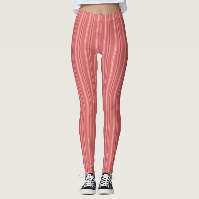 Rosa Rand Leggings (Framsida)