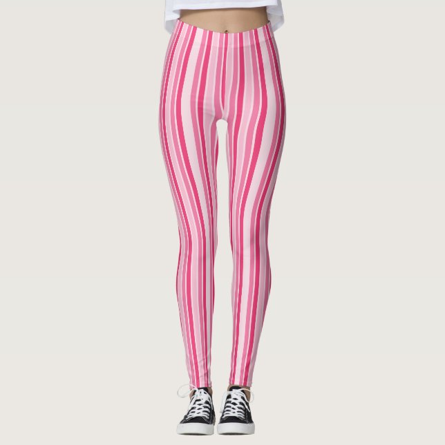 Rosa Rand Leggings (Framsida)