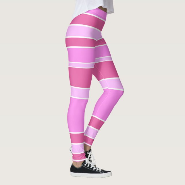 Rosa rand leggings (Höger)