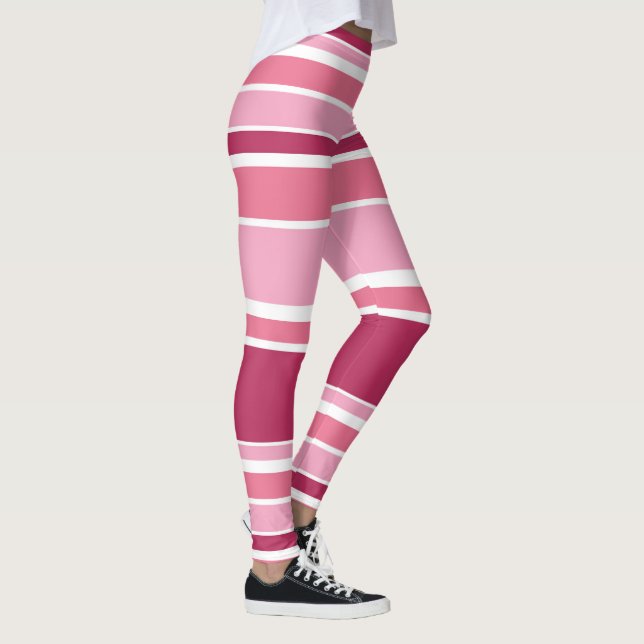 Rosa rand leggings (Höger)