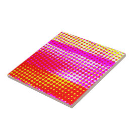 Rosa Rand Mönster Kakelplatta