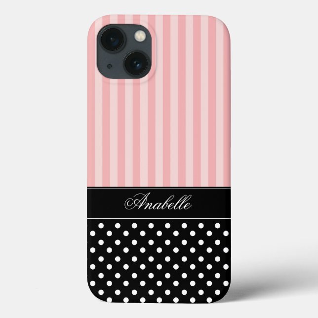 Rosa Rand och Polka dots (Baksida)