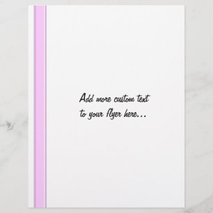 Rosa Rand på White Reklamblad